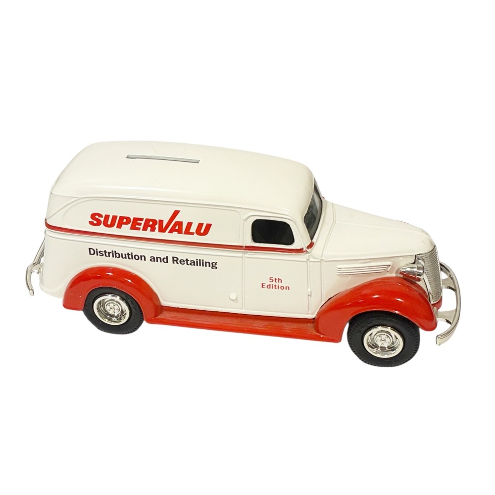 ERTL 1938‎ Panel Truck Bank SUPERVALU Distribution Retailing Collectible Bank
